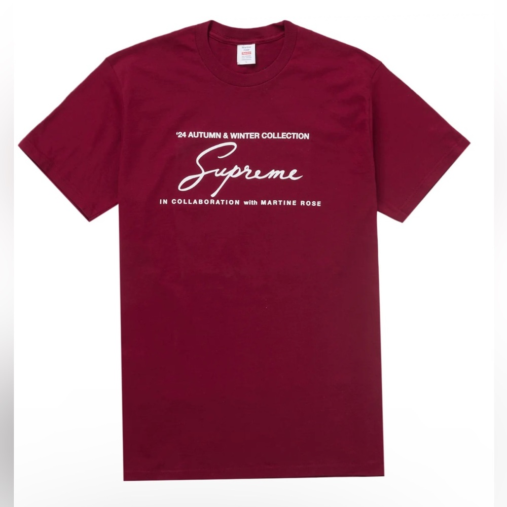 Supreme Martine Rose Tee with stickers